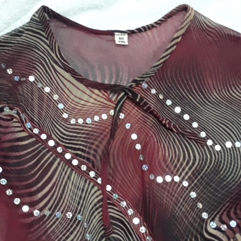 Asymmetrical Sequin Tunic - image 8